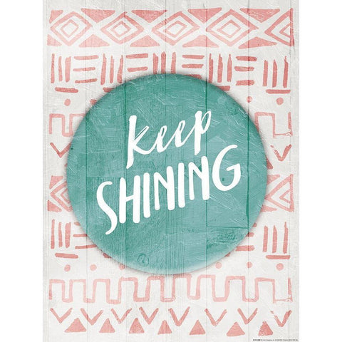 Keep Shining Reverse Gold Ornate Wood Framed Art Print with Double Matting by Villa, Mlli