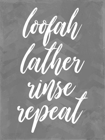 Loofah Lather Black Ornate Wood Framed Art Print with Double Matting by Villa, Mlli