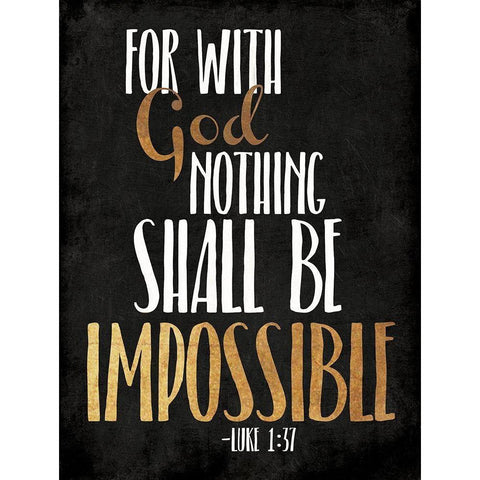 Be Impossible White Modern Wood Framed Art Print by Villa, Mlli