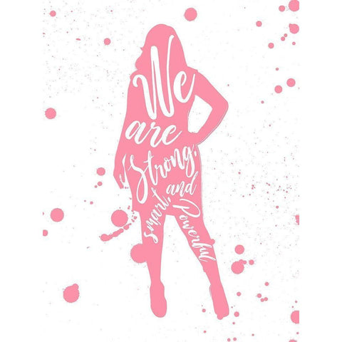 We Are White Modern Wood Framed Art Print by Villa, Mlli