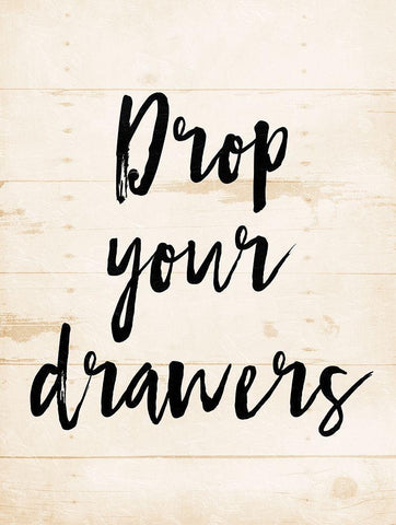 Drop White Modern Wood Framed Art Print with Double Matting by Villa, Mlli