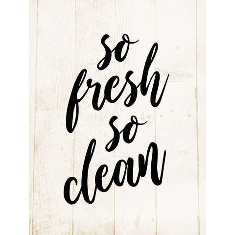 So Fresh Black Modern Wood Framed Art Print with Double Matting by Villa, Mlli