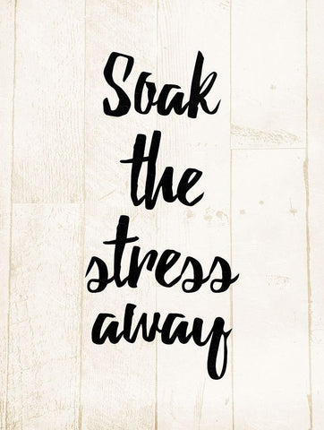 Soak White Modern Wood Framed Art Print with Double Matting by Villa, Mlli