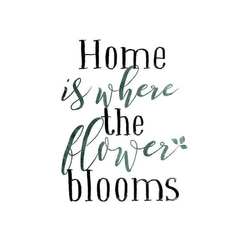 Flower Blooms White Modern Wood Framed Art Print by Villa, Mlli