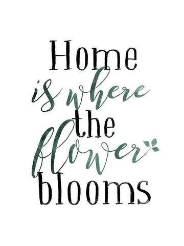 Flower Blooms White Modern Wood Framed Art Print with Double Matting by Villa, Mlli