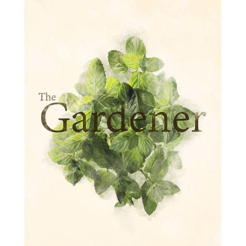 The Gardener Black Modern Wood Framed Art Print with Double Matting by Villa, Mlli