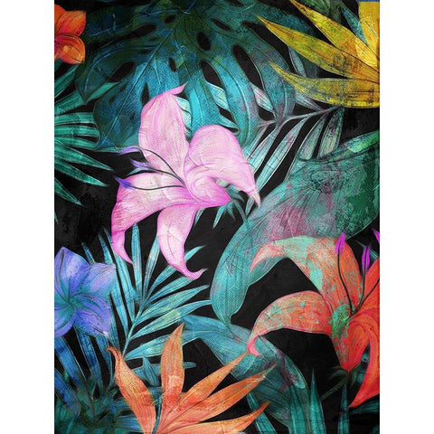 Color In The Forest Part 1 Gold Ornate Wood Framed Art Print with Double Matting by Villa, Mlli