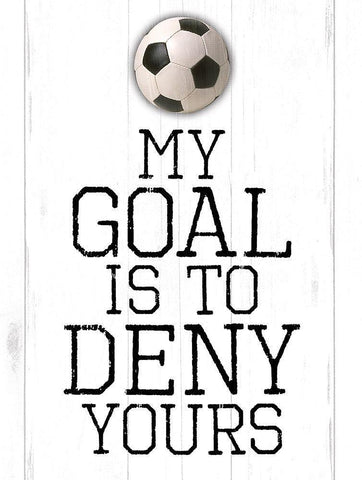 My Goal Black Ornate Wood Framed Art Print with Double Matting by Villa, Mlli