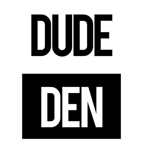 Dude Den Gold Ornate Wood Framed Art Print with Double Matting by Villa, Mlli