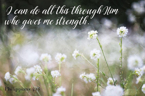 I Can Do White Modern Wood Framed Art Print with Double Matting by Villa, Mlli