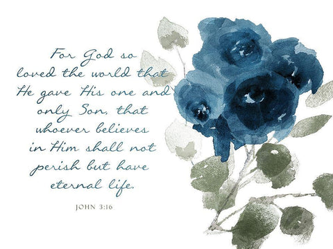 For God Black Ornate Wood Framed Art Print with Double Matting by Villa, Mlli