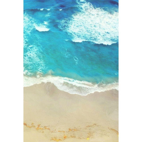 Take A Swim Mate Black Modern Wood Framed Art Print with Double Matting by Villa, Mlli