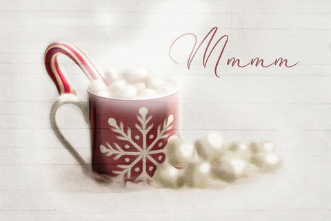 Santas Coco Mmmm Black Ornate Wood Framed Art Print with Double Matting by Villa, Mlli