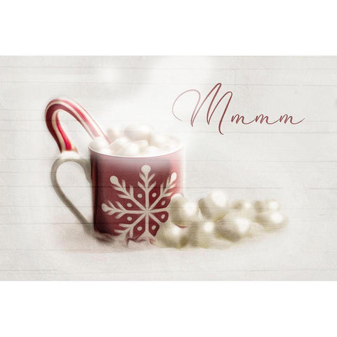 Santas Coco Mmmm White Modern Wood Framed Art Print by Villa, Mlli