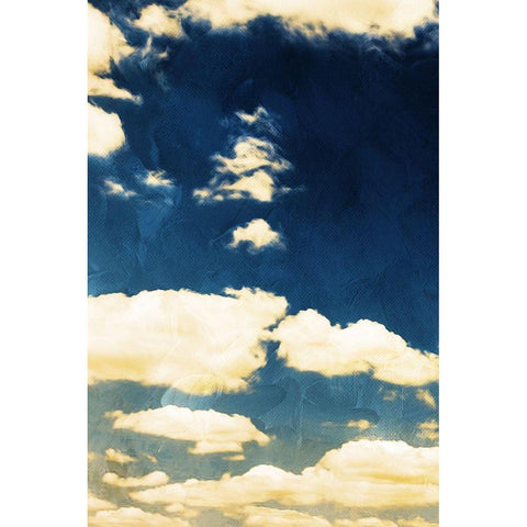 Rich Clouds Black Modern Wood Framed Art Print with Double Matting by Villa, Mlli