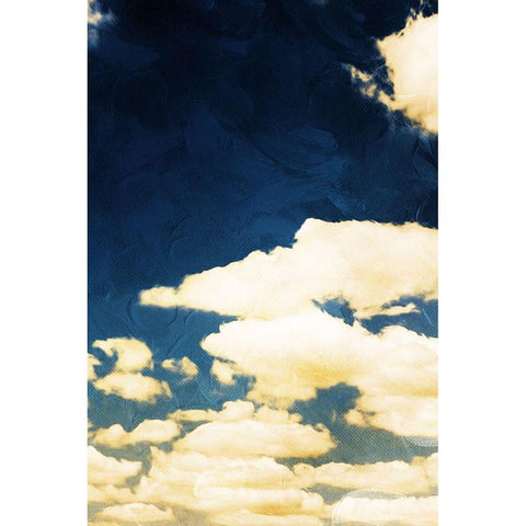 Rich Clouds Mate White Modern Wood Framed Art Print by Villa, Mlli