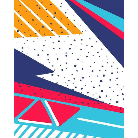 Go White Modern Wood Framed Art Print by Villa, Mlli