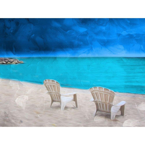 Just About To Relaxing Black Modern Wood Framed Art Print by Villa, Mlli