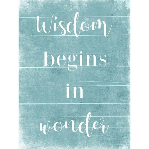 Wisdom Black Modern Wood Framed Art Print by Villa, Mlli
