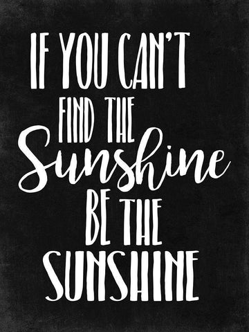 Sunshine B/W White Modern Wood Framed Art Print with Double Matting by Villa, Mlli