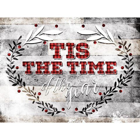 Tis The Time White Modern Wood Framed Art Print by Villa, Mlli