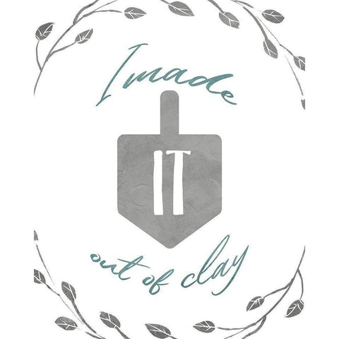 I Made It Black Modern Wood Framed Art Print by Villa, Milli