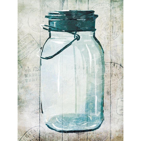 Empty Farm Jar 1 Black Modern Wood Framed Art Print by Villa, Milli