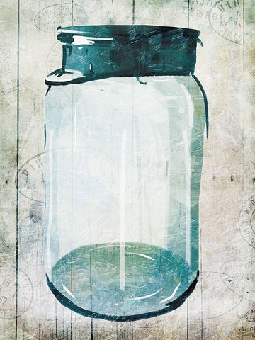 Empty Farm Jar 2 White Modern Wood Framed Art Print with Double Matting by Villa, Milli