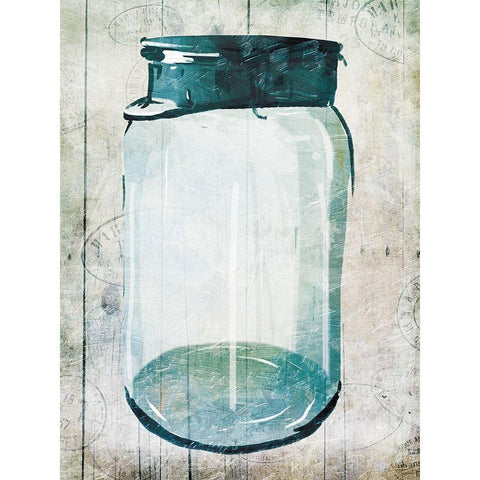 Empty Farm Jar 2 Black Modern Wood Framed Art Print with Double Matting by Villa, Milli