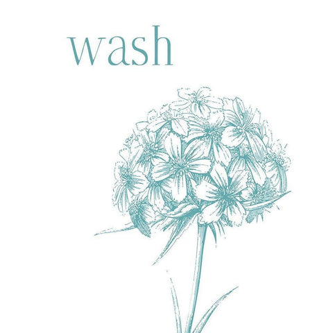 Wash Black Modern Wood Framed Art Print by Villa, Milli