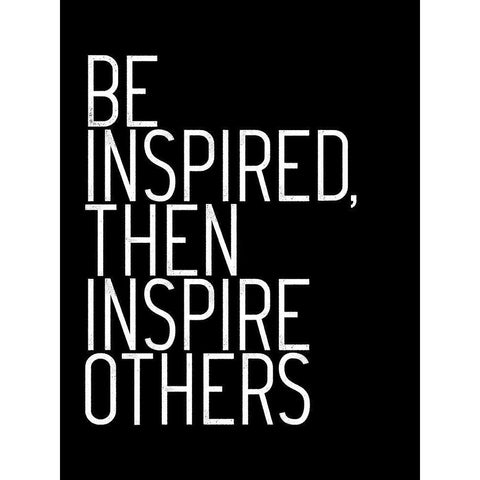 Be Inspired Gold Ornate Wood Framed Art Print with Double Matting by Villa, Milli