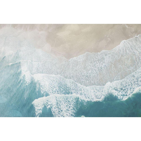 Calm Beach Gold Ornate Wood Framed Art Print with Double Matting by Villa, Milli