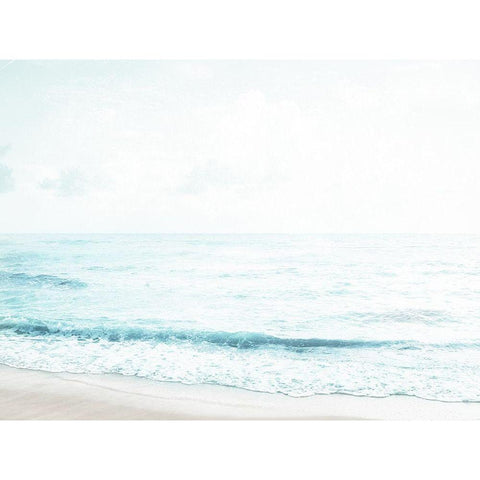 Enjoy The Calm View Black Modern Wood Framed Art Print by Villa, Milli