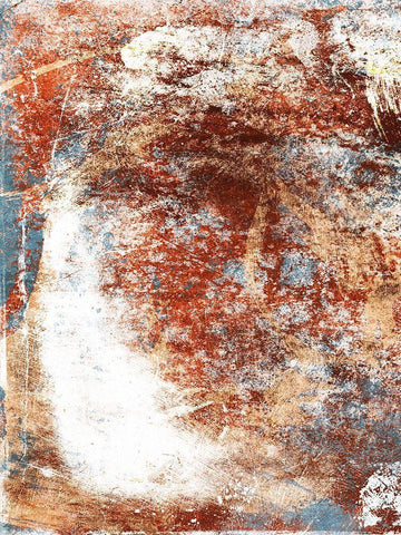 Rust in The Fog White Modern Wood Framed Art Print with Double Matting by Villa, Milli