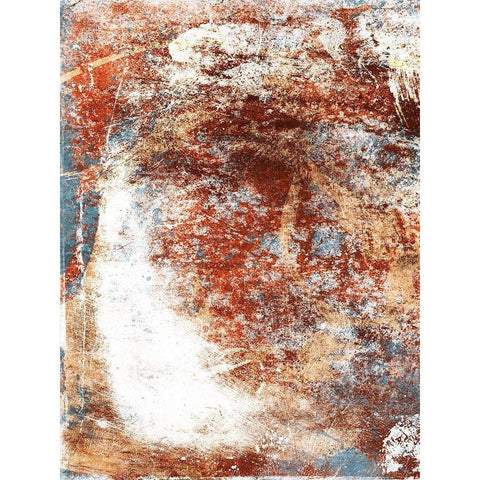 Rust in The Fog White Modern Wood Framed Art Print by Villa, Milli