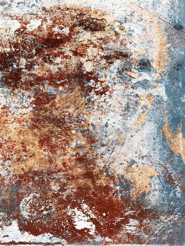 Rust in The Fog 2 White Modern Wood Framed Art Print with Double Matting by Villa, Milli