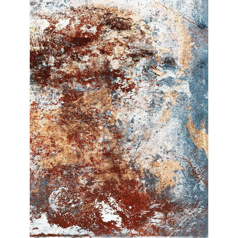 Rust in The Fog 2 Gold Ornate Wood Framed Art Print with Double Matting by Villa, Milli