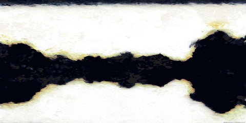 Black Crack In Time Black Ornate Wood Framed Art Print with Double Matting by Villa, Mlli
