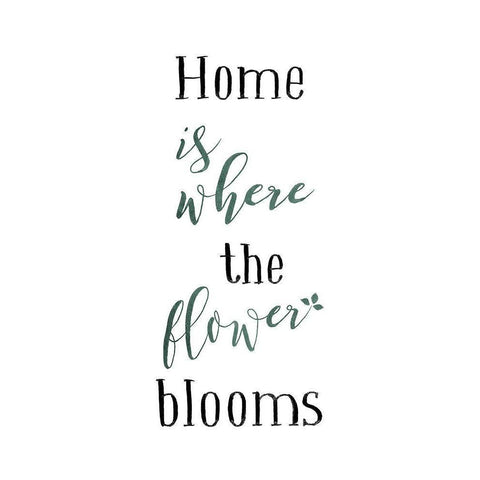 Home Black Modern Wood Framed Art Print by Villa, Mlli