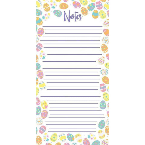 Easter Egg Notes Black Modern Wood Framed Art Print by Villa, Mlli