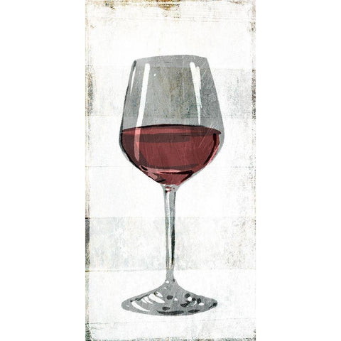 Wine White Modern Wood Framed Art Print by Villa, Milli