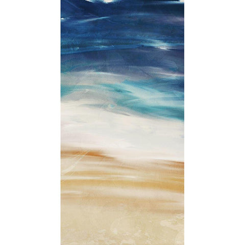 Sea Flow 2 Gold Ornate Wood Framed Art Print with Double Matting by Villa, Milli