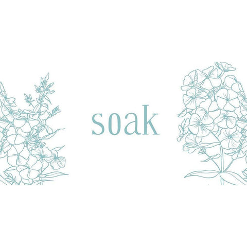 Soak White Modern Wood Framed Art Print by Villa, Milli