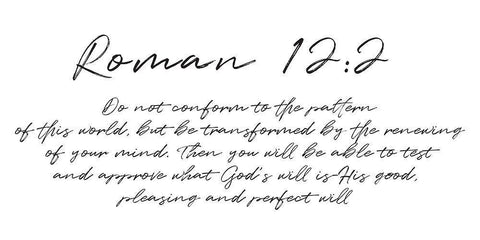 Script Roman White Modern Wood Framed Art Print with Double Matting by Villa, Milli