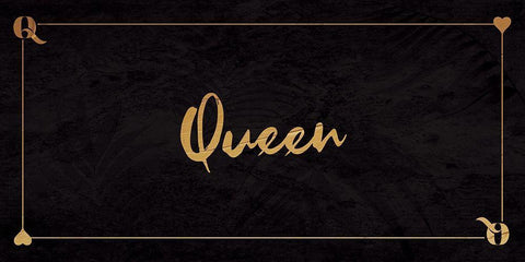 Queen White Modern Wood Framed Art Print with Double Matting by Villa, Milli