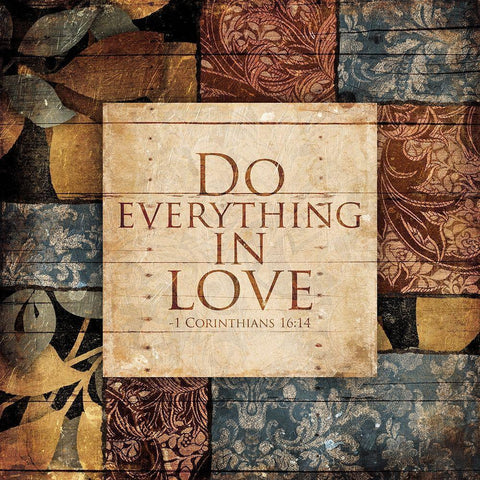 In Love Black Modern Wood Framed Art Print by Villa, Mlli