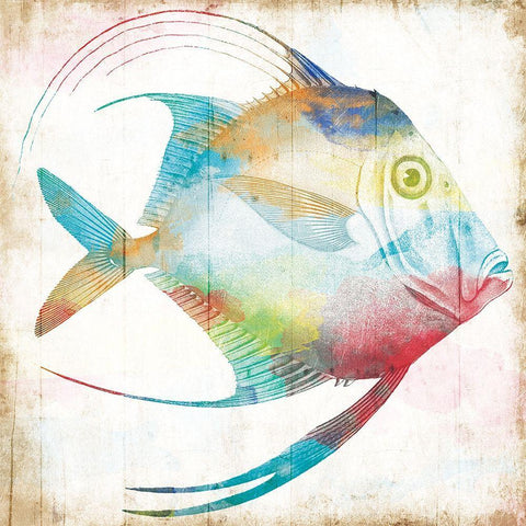 Who Me White Modern Wood Framed Art Print with Double Matting by Villa, Mlli