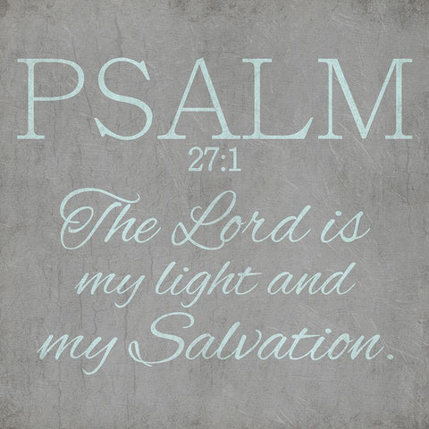 Gray Wall Psalm Black Ornate Wood Framed Art Print with Double Matting by Villa, Mlli