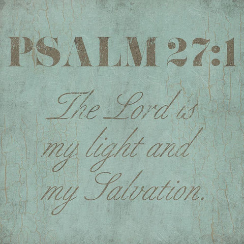 Vintage Psalm White Modern Wood Framed Art Print by Villa, Mlli