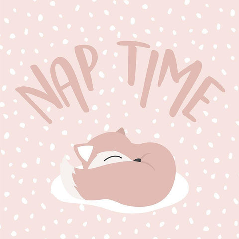 Nap Time White Modern Wood Framed Art Print by Villa, Mlli